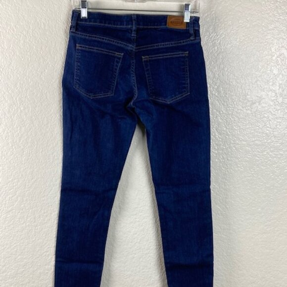 Fossil Women's Blue Skinny Jeans Sz 27 Inseam 30 - Picture 10 of 11